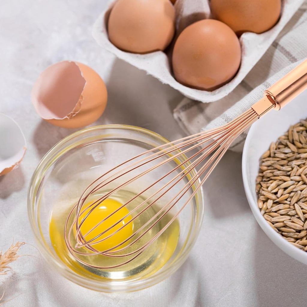 Batidor manual 32cm Rose Gold