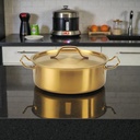 Olla acero 30cm Gold