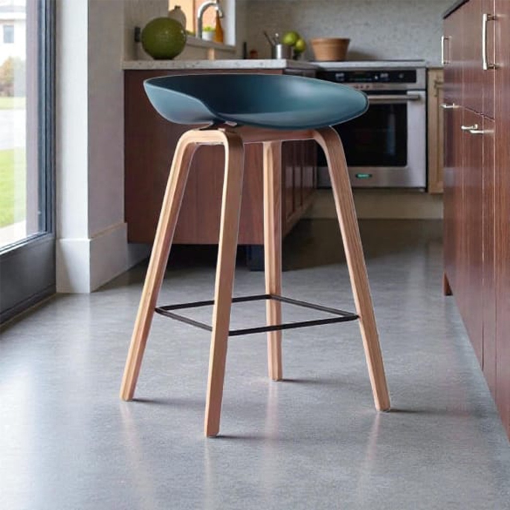 Banqueta metalica Lyon Gris