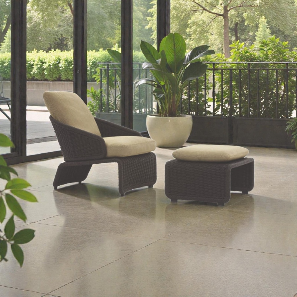 Sofá 1 cuerpo con reposapies Halley