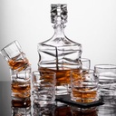 Decantador Whisky + Vasos Mod 11