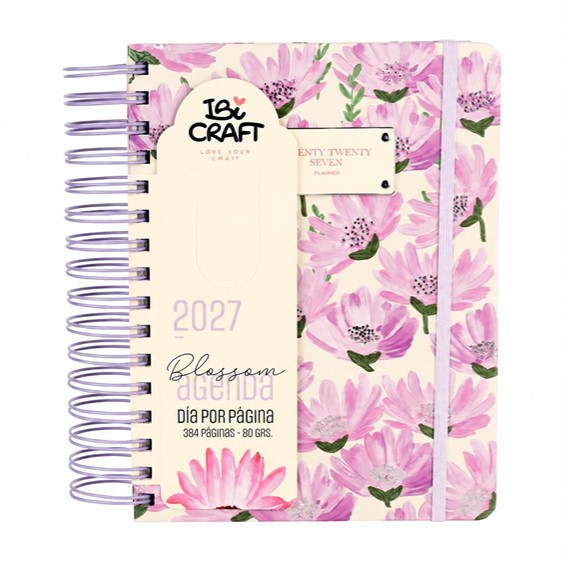Ibi Craft agenda blossom dia por hoja A5