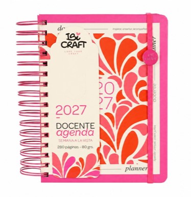 Ibi Craft agenda docente semana a la vista A5