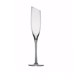 [DT2013] Copa de cristal champagne corte oblicuo 160ML Clara