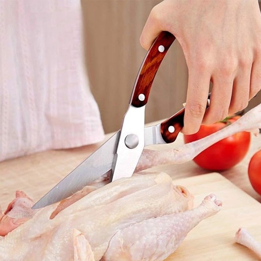 [DT2109] Tijera trinchadora acero madera