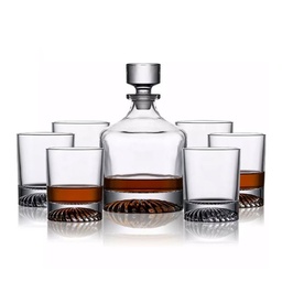 [DT2240] Decantador De Whisky + Vasos Set X 7 Piezas Exclusivo Mod 9