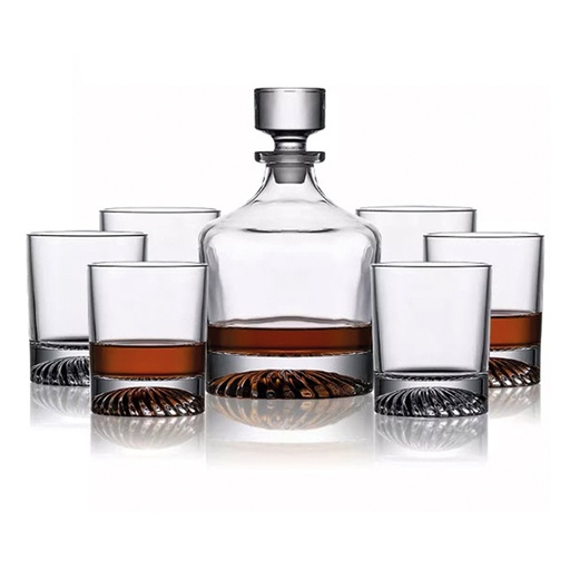 [DT2240] Decantador Whisky + Vasos Mod 4