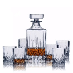[DT2241] Decantador De Whisky + Vasos Set X 7 Piezas Exclusivo Mod 7