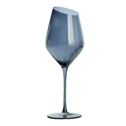[DT2244] Copa de cristal vino corte oblicuo 430ML Grey