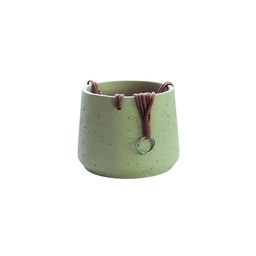 [DT5094BE] Maceta ceramica colgante mediana Beige