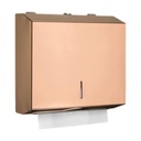 Dispensador toalla intercalada metálico Rose Gold